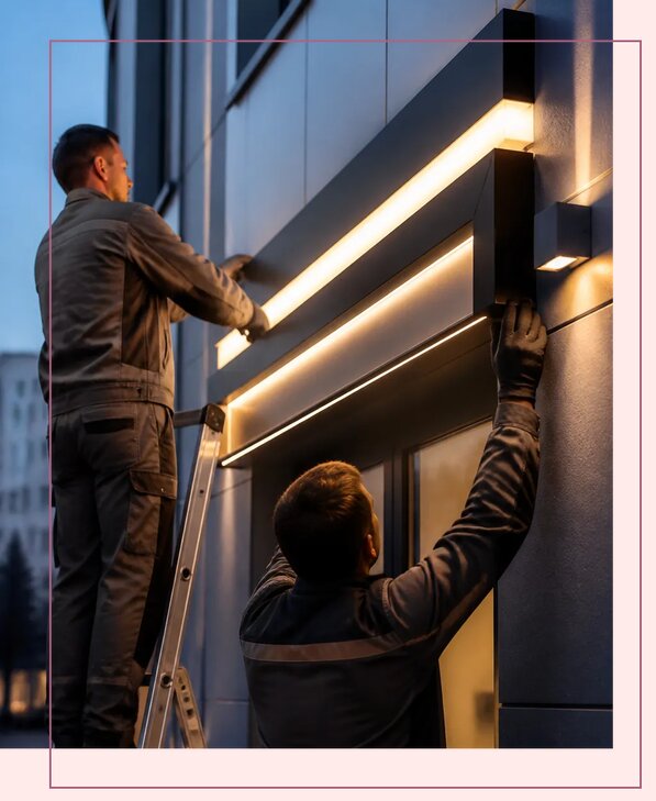 Световые вывески для улицы в Кемерово от 19459 р. | Аванза-Кмр