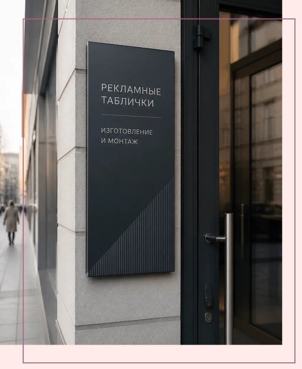 Рекламные таблички в Кемерово по цене от 4683 р. | Аванза-Кмр