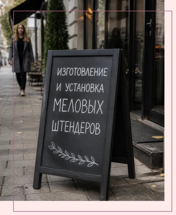 Меловые штендеры в Кемерово по цене от 6764 р. | Аванза-Кмр